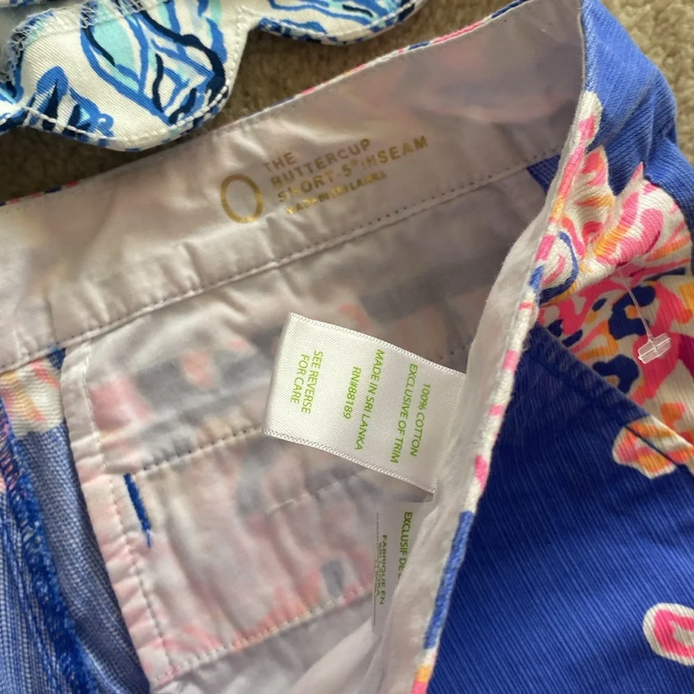 2 pair bundle lolly Pulitzer buttercup shorts - Picture 7 of 10